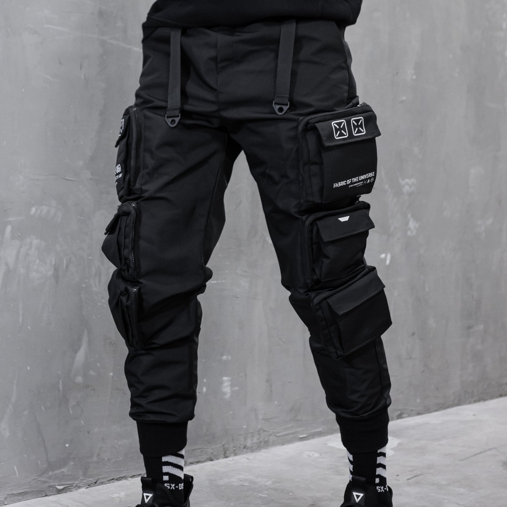 Fabric of the Universe CG-Type 08R(U) Black Cargo Pants
